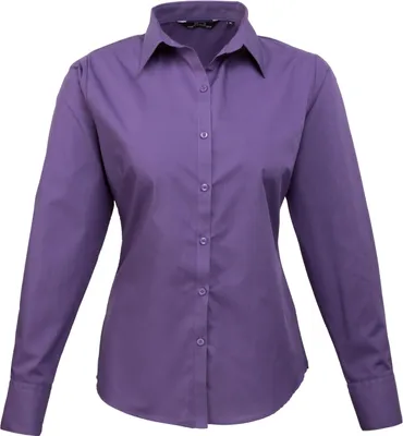 Zdjęcie produktu dla Bluzka damska Premier Workwear Poplin z długim rękawem