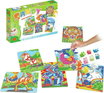 Obrázek produktu pro Alexander SANDY Sand Art, sada pískových obrázků pro kutily, sada pískových obrázků pro kutily