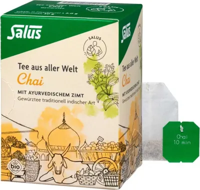 Immagine prodotto di Tè provenienti da tutto il mondo - Chai, 15 bustine, 30g, confezione da 3