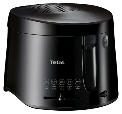 Produktbild von Tefal FF107810, Fritteuse, 2 l, 1 kg, Metall, Einzelbild, Schwarz