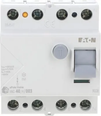 Produktbild von 4P 40A 0,03A Fehlerstromschutzschalter Typ AC xPole Home HNC-40/4/003 194694