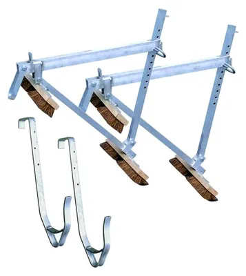 Produktbild von 2x Müba Besengerüst Schieferbock Dachdeckerstuhl inkl. 2x Dachhaken