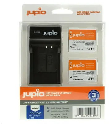 Produktbild von Jupio COL1000, 2 Stück(e), Akkus/Batterien enthalten