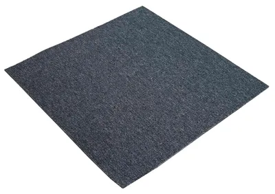 Image de vidaXL Dalle de moquette bleu-gris 50 x 50 cm, 36 pièces, PP et bitume