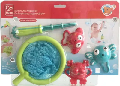 Produktbild von Hape Badespielzeug Angelspaß-Set Badewannenspielzeug Badespiel Wasserspielzeug