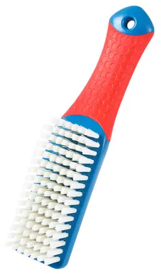 Produktbild von Reinigungsbürste mit ergonomischem Griff, kratzfestem Kunststoff, vielseitig einsetzbar und verschleißfest – ideal als Schuhreinigungsbürste oder Haushaltshilfe.