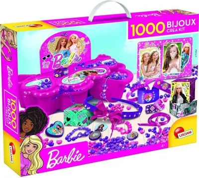 Produktbild von Barbie 1000 Bijoux crea kit, Schmuckset Armband Band Perlen LISCIANI