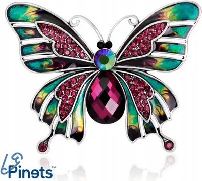 Produktbild von PINETS Brosche mit Zirkonia Butterfly Butterfly Strass