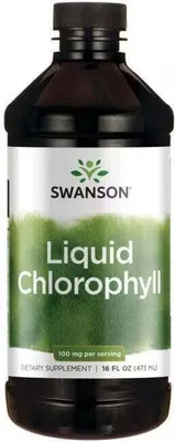 Produktbild von Chlorophyll Flüssigkeit 100 mg 16 fl oz (473 ml) Swanson Health Products
