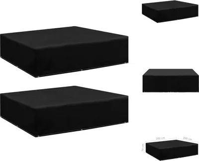 Immagine prodotto di vidaXL Coperture per mobili da giardino 2 pezzi 8 occhielli 200x200x70 cm - Coperture protettive per mobili da giardino