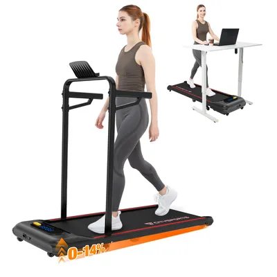 Produktbild von CITYSPORTS WP8 Laufband für Zuhause,1-6 km/h 440w Elektrisches Laufband mit einem Steigung,Fernbedienung und LED-Anzeige,Tragbar und installationsfre