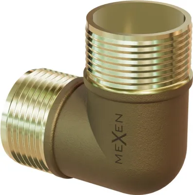 Obrázok produktu pre Mexen BRASS Mosadzný obchod 1/2 AG x 1/2 AG - W97409-1212