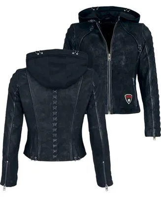 Produktbild von Rock Rebel by EMP Damen schwarz XXL
