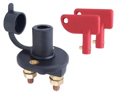 Productafbeelding van Batterijontkoppelingsschakelaar (schakelaar / masseschakelaar / onderbreker / isolator) 300 A, 12–24 V, Carmotion