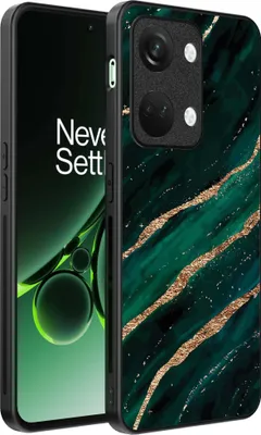 Produktbild von Smartphonica Telefon Fall geeignet für OnePlus Nord 3 mit Marmor Druck - TPU zurück Abdeckung Fall Marmor Design - Grün Gold