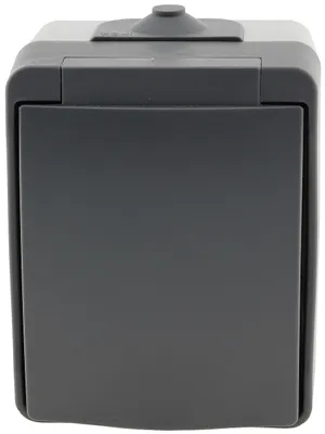 Produktbild von ChiliTec 23279 NUQUI Feuchtraum Steckdose IP54, Aufputz, 250V/ 16A