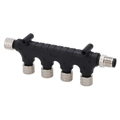 Immagine prodotto di per connettore a T NMEA 2000, terminazioni a T per cavi backbone, connettore a T multiporta, per connettore a 4 porte NMEA 2000, per connettore a T multiporta N2K, terminazione a T per cavi di discesa