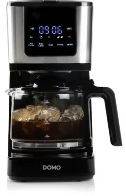 Obrázok produktu pre Domo My Favourite coffee, Kávovar, 1,25 L, Mletá káva, 900 W, Čierna