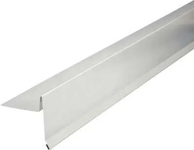 Produktbild von PRECIT Aluminium Ortgangblech ohne Wasserfalz 2000 mm x 95 mm x 105 mm