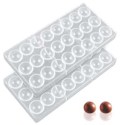 Bonbonform Polycarbonat Set, 2 Stück, für Chocolade und Eiswürfel