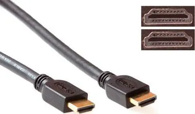 Obrázok produktu pre ACT AK3793, 3 m, Typ HDMI (štandard), Typ HDMI (štandard), 3840 x 2160 px, Čierna