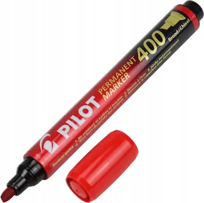 Produktbild von PILOT Permanentmarker Rot Langlebig 4mm Schnittspitze