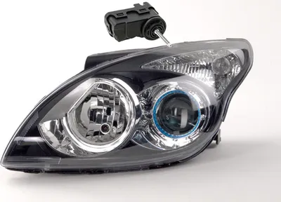 Produktbild von Scheinwerfer passend für Hyundai i30 07/10-11/11 H7 H1 Links m. Stellmotor 921302B000 921303K000 921012R000 Johns