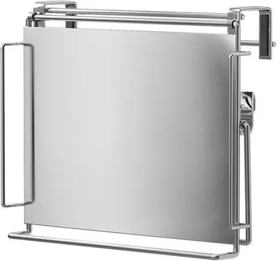Zdjęcie produktu dla Organizer do szafek kuchennych Famanu - składana konstrukcja - 30x28x5 cm - srebrny