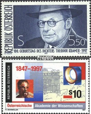 Produktbild von Briefmarken Österreich 1997 Mi 2209,2210 (kompl.Ausg.) postfrisch T. Kramer