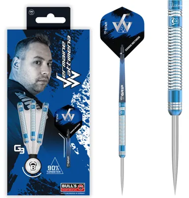 Produktbild von BULL'S Jermaine Wattimena G3 Steel Dart, 90 % Tungsten - 24g -- 1 Satz
