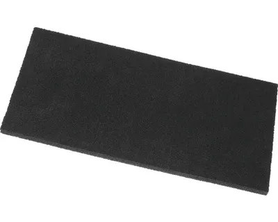 Obrázek produktu pro Pryžová deska černá 140 x 280 mm