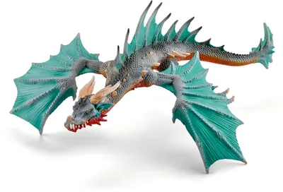 Image de Schleich - Figurines d'animaux, Dragon plongeur ; 70520