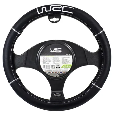 Zdjęcie produktu dla WRC 007382, Pokrowiec na kierownicę, Czarny, Neopren, Monochromatyczny, 35 cm, 38 cm
