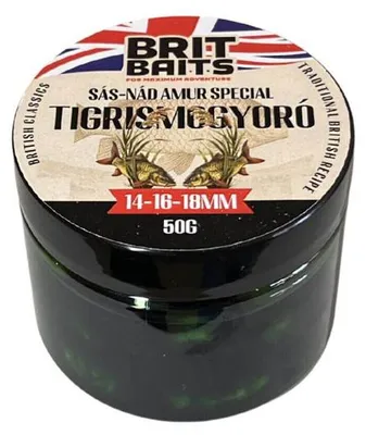 Produktbild von BritBaits Bunte Tiger-Erdnuss Hakenköder Schilf-Rohr 50g
