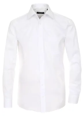 Produktbild von Casa Moda - Comfort Fit - Bügelfreies Herren Business langarm Hemd verschiedene Farben (006050), Größe:53, Farbe:Weiß (0)
