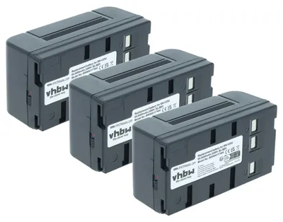 Produktbild von vhbw 3x Akku kompatibel mit Panasonic NV-R100, NV-R10/E, NV-R500, NV-R200, NV-R500EW, NV-R500EN, NV-R11, NV-R33, NV-R30E Kamera (4000 mAh, 6 V, NiMH)