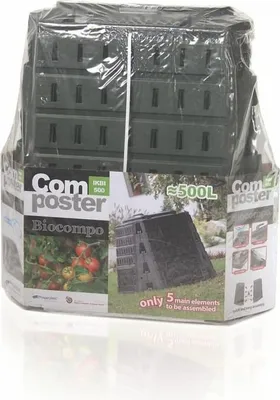 Obrázek produktu pro NABBI Zahradní kompostér IKBI500C 500 l - Černá