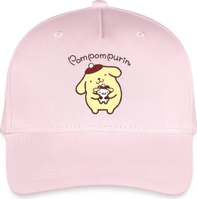 Produktbild von Spreadshirt Pompompurin & Muffin Verkleidet Kinder Bio Basecap, One size, Hellrosa