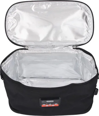 Productafbeelding van Autoflesjeswarmer tas, draagbaar, voor babyvoeding, met instelbare temperatuur en isolatie, geschikt voor gebruik onderweg