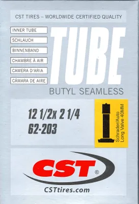 Produktbild von CST Fahrrad Schlauch 12 AV 40 mm Autoventil 62-203 Butyl Schrader