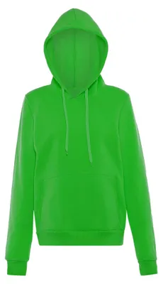 Produktbild von Damen Hoodie Grün Größe S aus 100% Polyester mit Kapuze und Kängurutasche