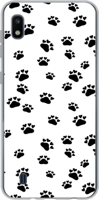 Produktbild von MuchoWow® Handyhülle Schutzhülle Hülle für Telefoonhoesje Samsung Galaxy A10 Muster - Katze - Pfoten - Jungen - Mädchen - Kinder - Kind Silikon Softcase Handy Hülle - Schutzhülle
