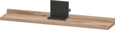 Image de Tablette Duravit Sivida, support noir diamant mat, 600x115x35mm, SV74310BD550000