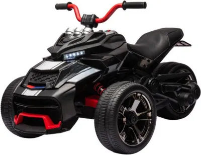 Productafbeelding van AIORBER Kinder elektrische voertuigen, driewieler elektrische auto, driewieler, 12V 7Ah batterij, 2*25W motor, driewieler elektrisch, USB-Bluetooth, coole verlichting.