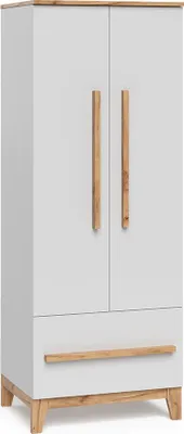 Produktbild von Kinderkleiderschrank Vitalispa Malia Weiß/Artisan 70 x 186.8 cm, Model 58334