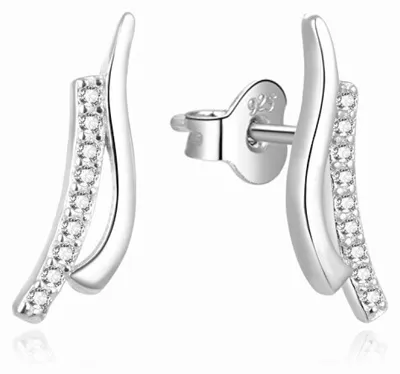 Produktbild von Elegante lä ngliche Ohrringe mit Zirkonen AGUP1789L
