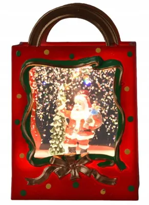 Productafbeelding van LED kerstdecoratie, figuur, 7,5x4x11,5 cm, werkt op batterijen