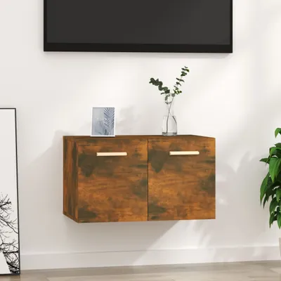 Produktbild von The Living Store Wandschrank Räuchereiche 60x36,5x35 cm Holzwerkstoff