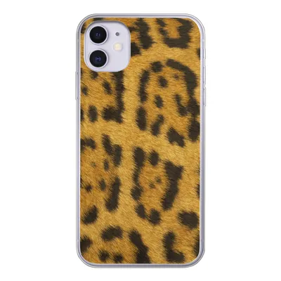 Produktbild von MuchoWow® Handyhülle Schutzhülle Hülle für iPhone 11 Leopardenfell Silikon Softcase Handy Hülle - Handytasche