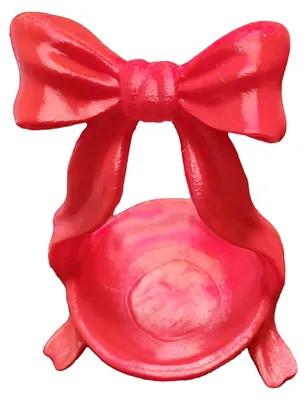Produktbild von Dekorative Schleifen-Schmuckschale, Schlüsselablage aus Kunstharz, Ring- und Ohrringhalter, Schmuckschale, Geschenk für Mutter, Freundin, Ehefrau, Schwester